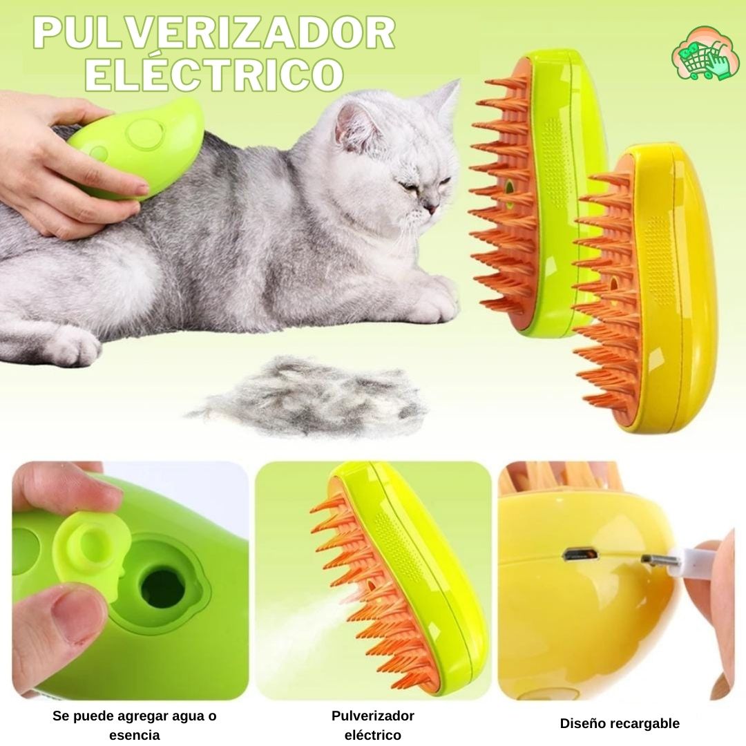 Cepillo Vaporizador Mascotas 3 en 1 - PetVap™