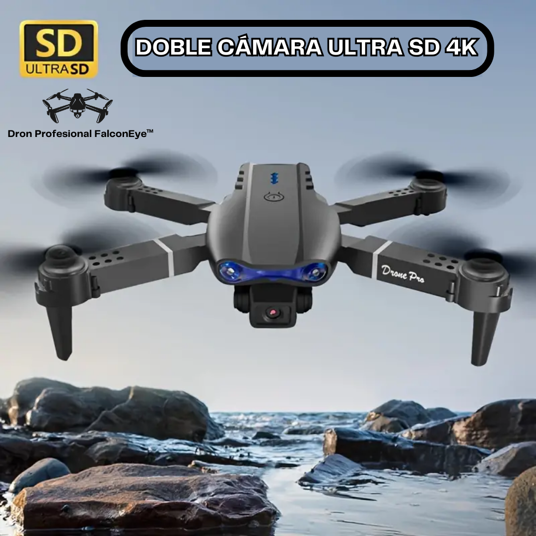 Dron Profesional FalconEye™ - Doble cámara PRO 4K última generación + REGALOS EXCLUSIVOS