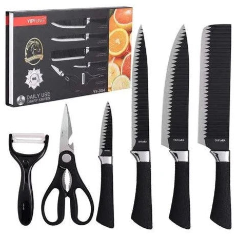 Set Cuchillos Profesional Chef-KU Forjado 6 Piezas