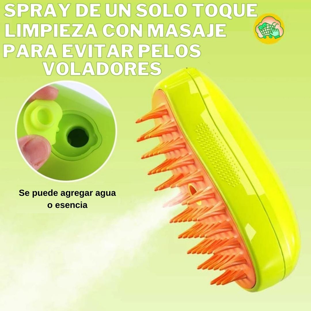 Cepillo Vaporizador Mascotas 3 en 1 - PetVap™