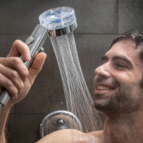 Eco Regadera Hélice Descalcificadora a 50% EcoShower™