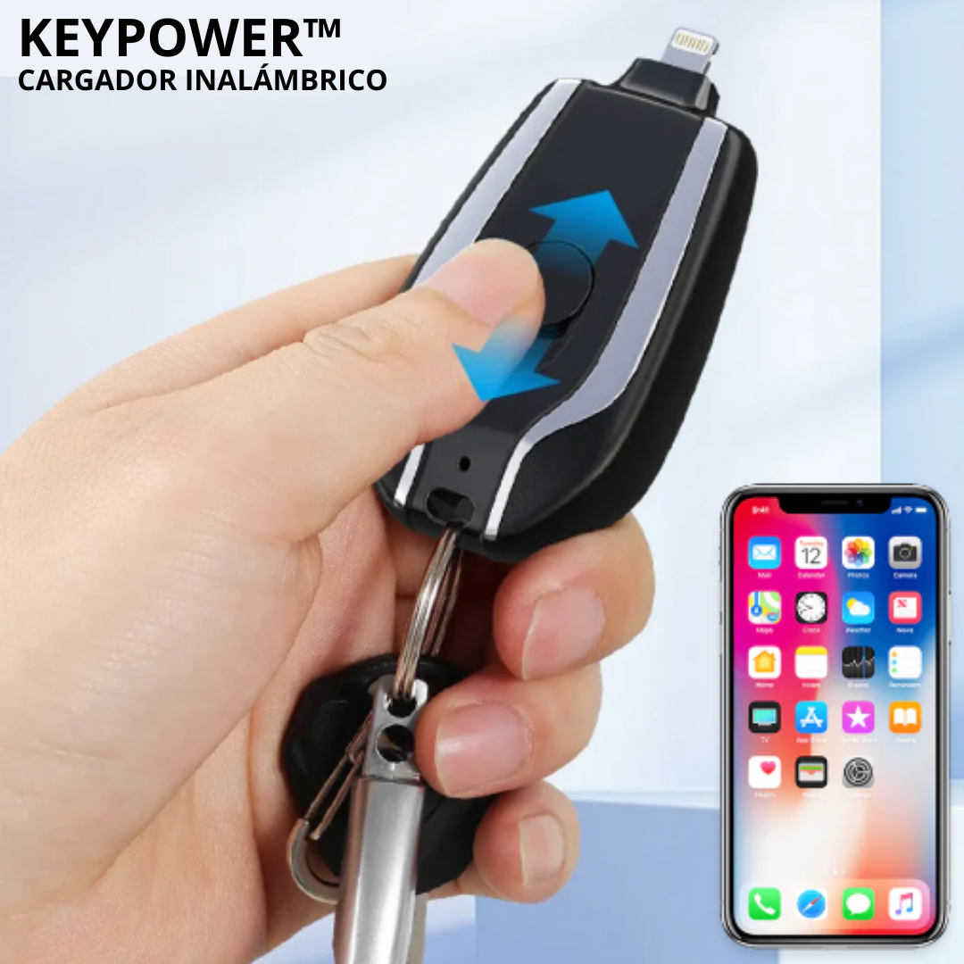 LLAVERO POWER BANK USB PORTÁTIL KEYPOWER™ - IPHONE & ANDROID