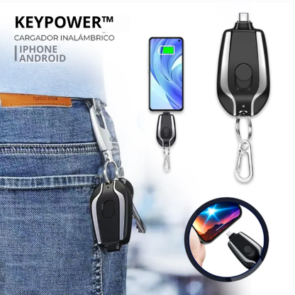 LLAVERO POWER BANK USB PORTÁTIL KEYPOWER™ - IPHONE & ANDROID