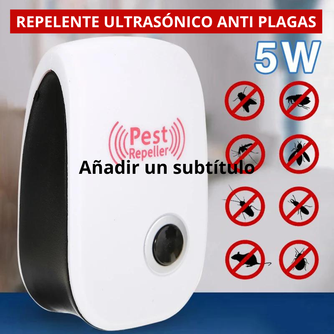 REPELENTE ULTRASONICO DE PLAGAS PEST PRO™