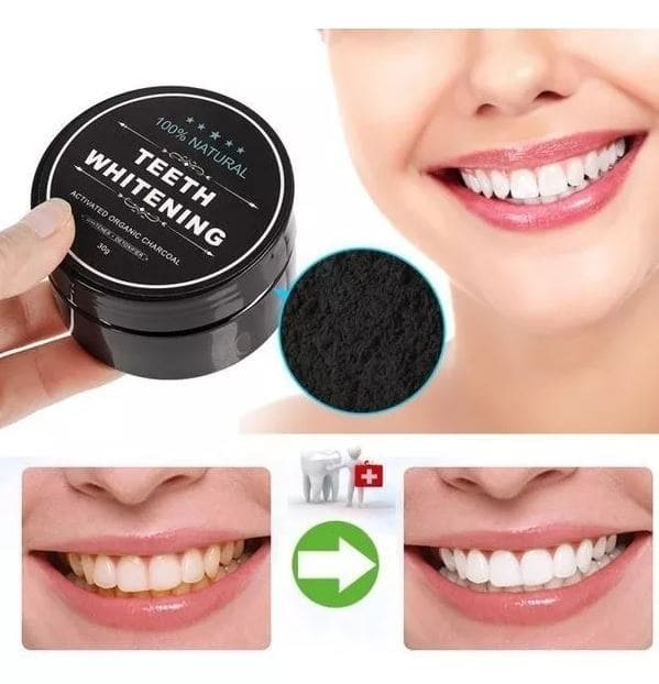 Blanqueador dental carbón activado WHITESMILE™- 100% Natural y Vegano